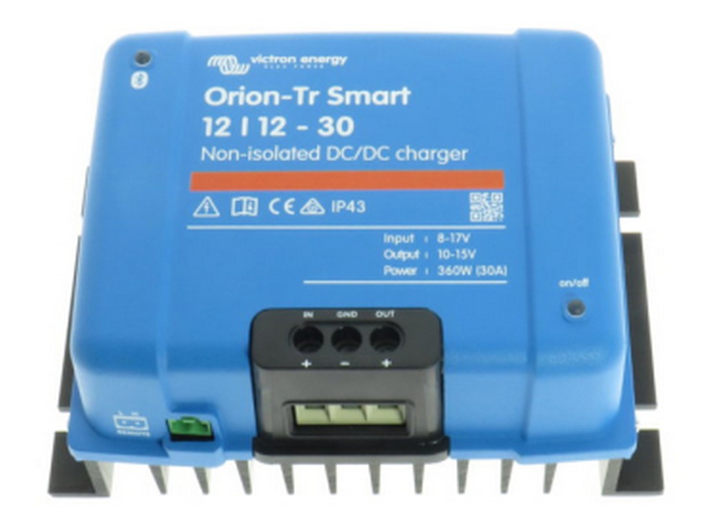 Orion-Tr Smart 12/12-30A niet geisoleerd DC-DC lader